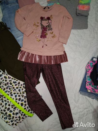 Пакет вещей для девочки 6-7лет, 122-128