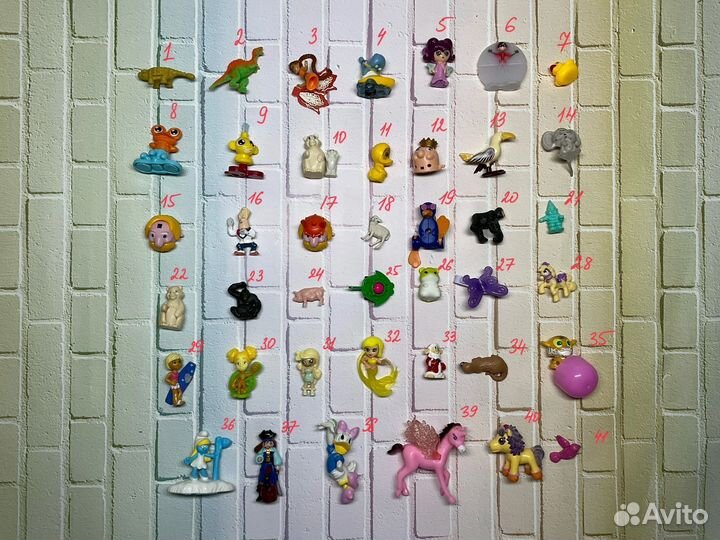 Киндер фигурки игрушки