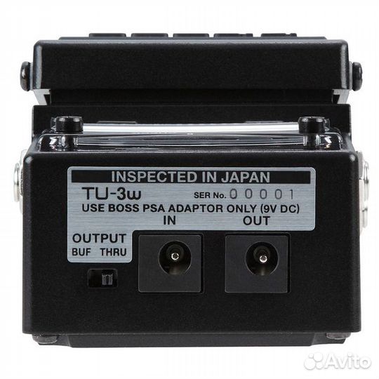 Гитарный тюнер boss TU-3W