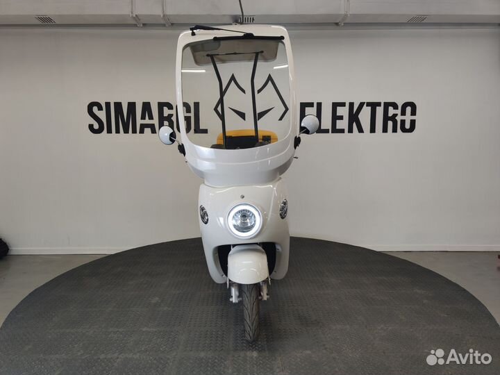 Электромопед Курьер-2, белый