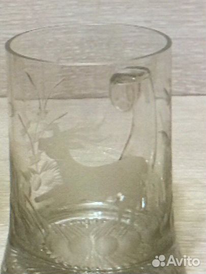 Кружки 2 шт, пивные бокалы чехословакия