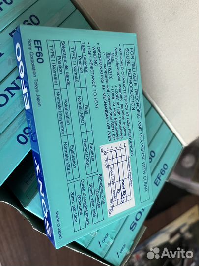 Аудиокассеты sony e60n