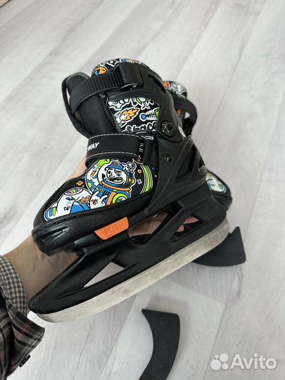 Коньки детские раздвижные 26 31