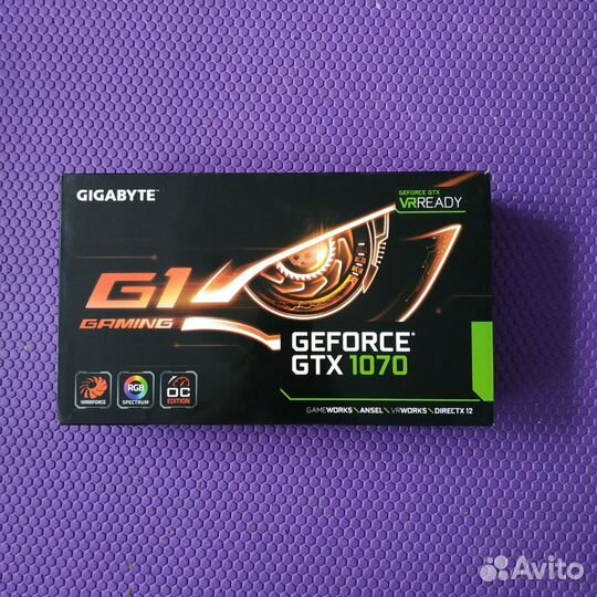 Видеокарта GeForce GTX 1070 8gb