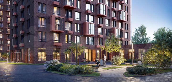 Квартира-студия, 23,5 м², 16/17 эт.