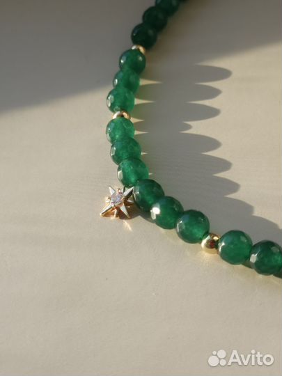 Колье из натуральных камней