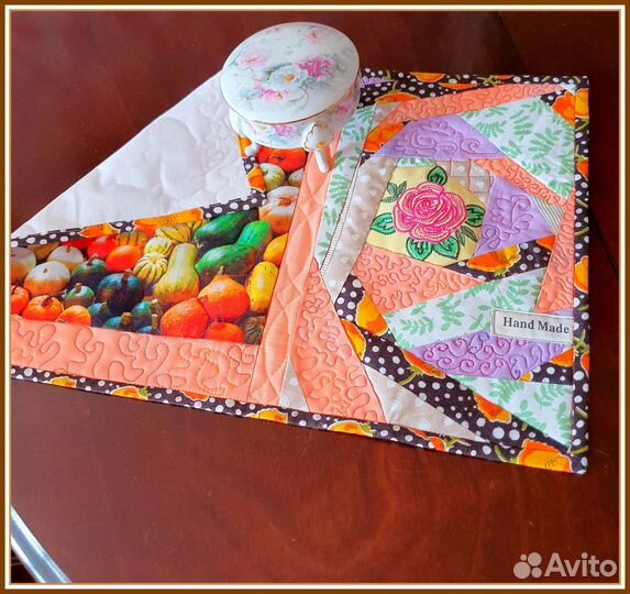 Ланчматы сервировка стола печворк подарок