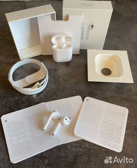 Беспроводные наушники apple airpods 2