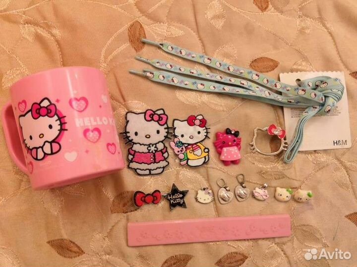 Hello Kitty (карты, кошелёк, шнурки, заплатки)