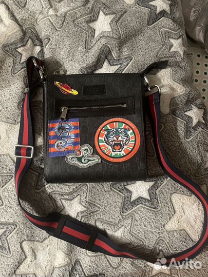 Gucci gg supreme сумка