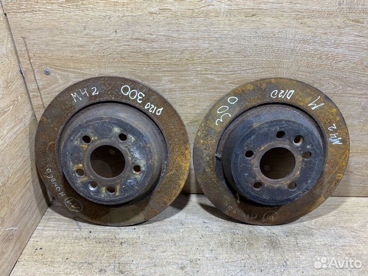 Комплект задних тормозных дисков Mondeo 4 D120