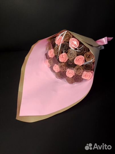 Букет - 29 Роз из Бельгийского Шоколада