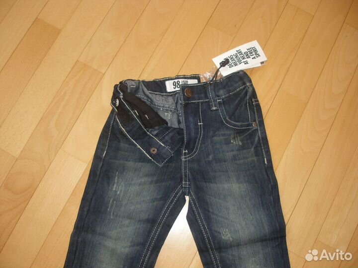 Новый супер-комплект Shirt Newbie и джинсы 98, 104