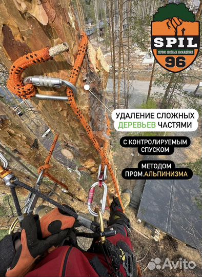 Спил деревьев расчистка участков измельчитель