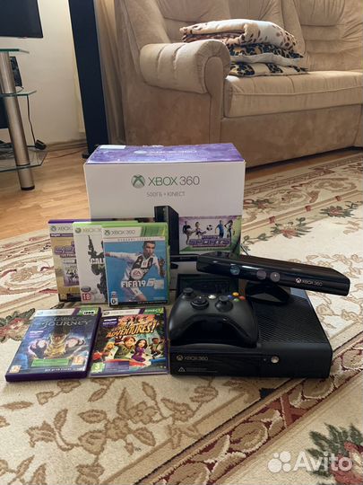 Xbox 360 500 гб + kinect