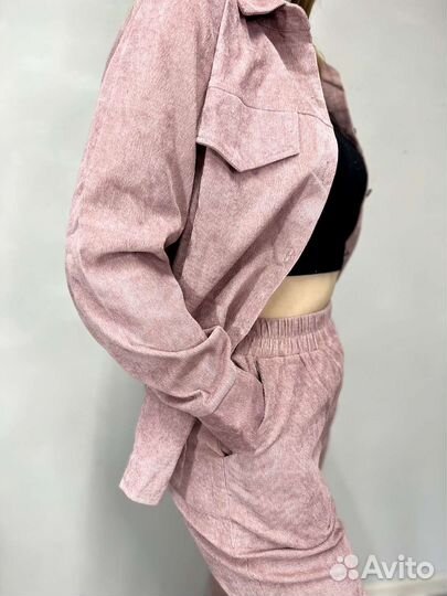 Костюм брючный рубашка и джоггеры