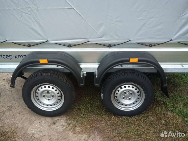 Двухосный легковой прицеп 2,6*1,35 м. кмз М- PRO