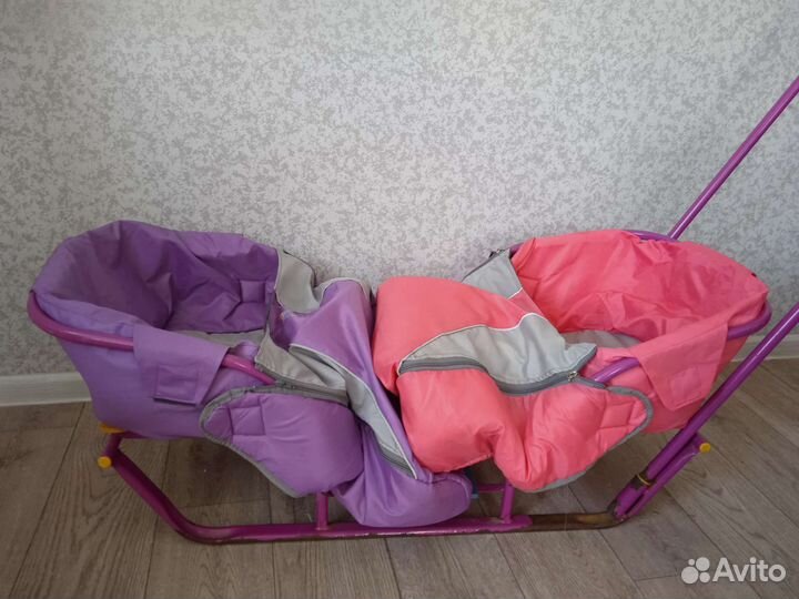 Санки для двойняшек