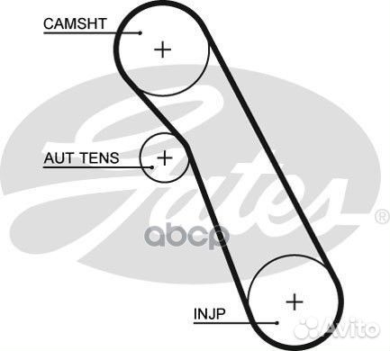 Зубчатый ремень привода грм PowerGrip 5541XS G