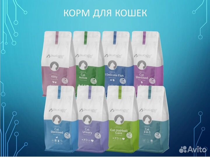 Корм для кошек и собак DeliCaDo