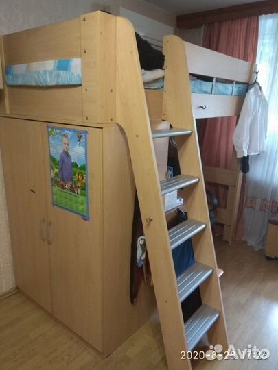 Кровать чердак