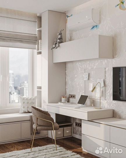 Рабочая зона белая на заказ