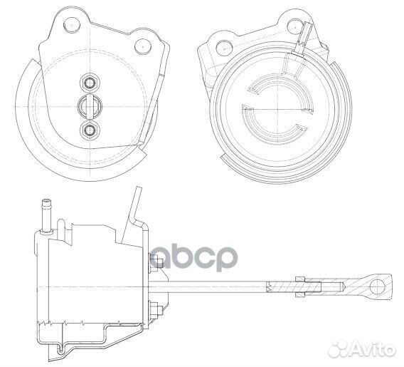 Актуатор турбокомпрессора для а/м Skoda Octavia