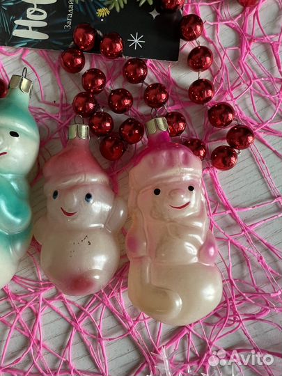 Елочная игрушка «Снеговик»