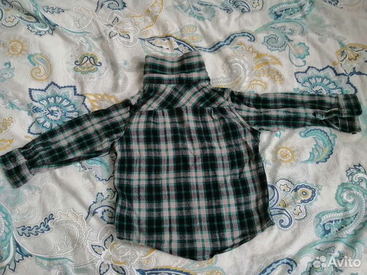 Тёплая рубашка для мальчика