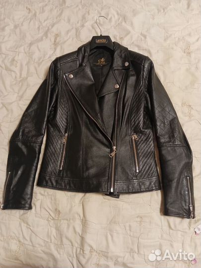 Кожаная куртка косуха женская 44-46