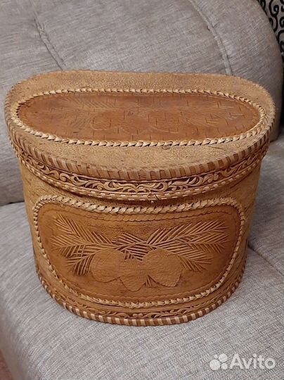 Короб/хлебница из бересты