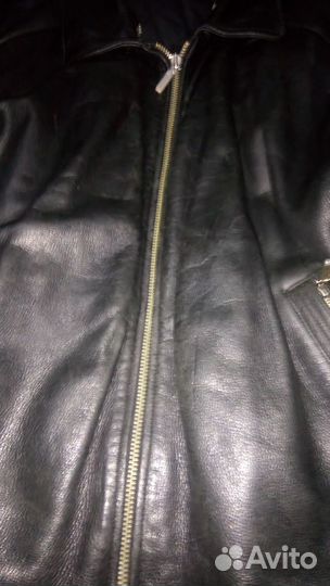 Кожаная куртка мужская пилот