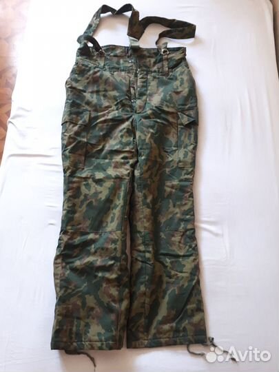 Брюки утепленные.Камуфляж трёхцветка.Новые