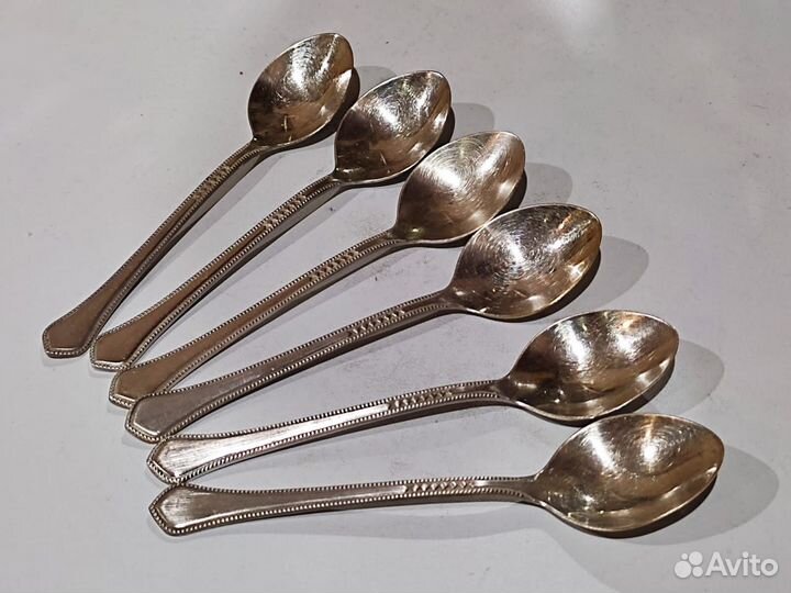 Ложки кофейные мельхиор Таллин СССР