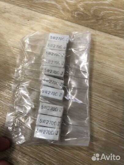 SQP 5 Вт 270 Ом, 5, Резистор (цементный)