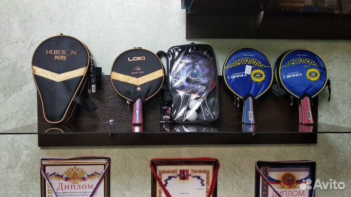Готовые ракетки для настольного тенниса