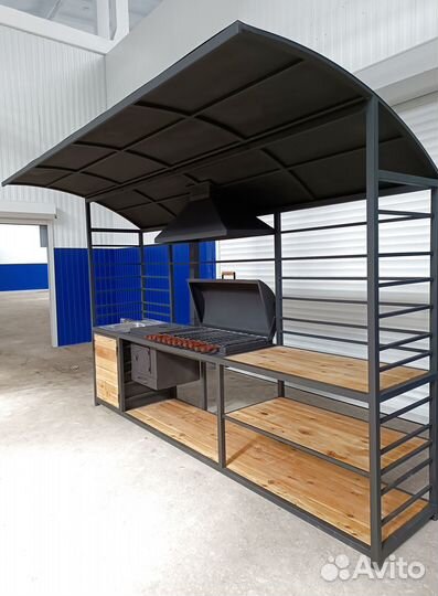 Мангал, печка под казан, барбекю