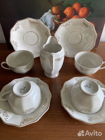 Кофейные пары и молочник Рубенс Старая Рига