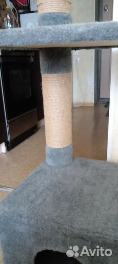 Домик для кошки с когтеточкой