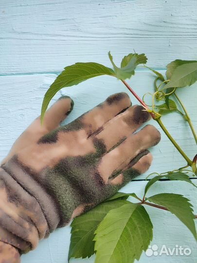 Перчатки флисовые 107м, армия росси