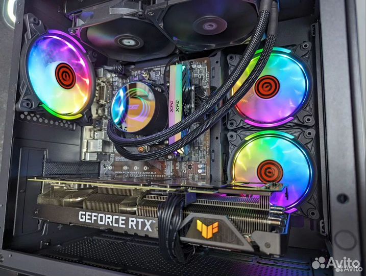 Игровой компьтер Ryzen 5 5600/RTX 3060Ti/16Gb