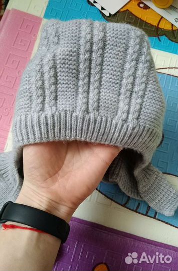 Шапка шлем журавлик