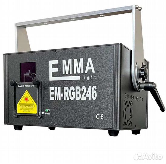 Лазерный проектор еmma Lights 3000 мВт. RGB