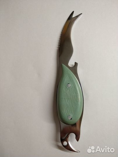 Нож СССР для чистки рыбы + открывалка