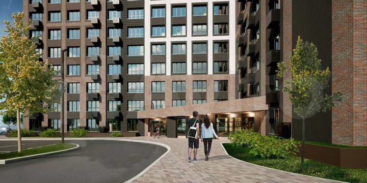 2-к. квартира, 48,6 м², 1/16 эт.