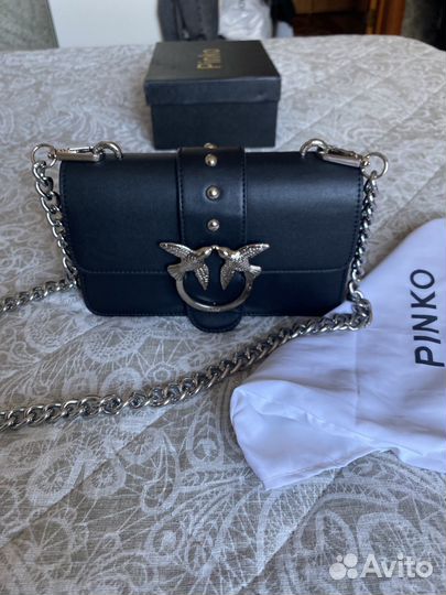 Сумка клатч pinko,на цепочке