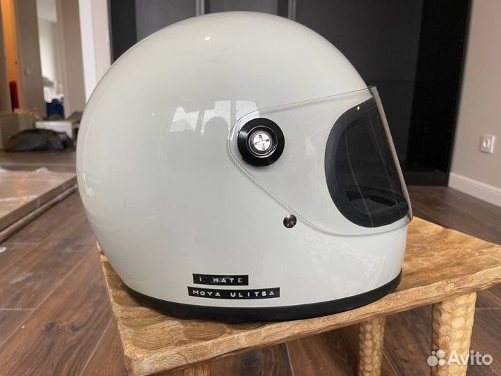 Шлем Biltwell Gringo + bt-гарнитура sena 3sPlus