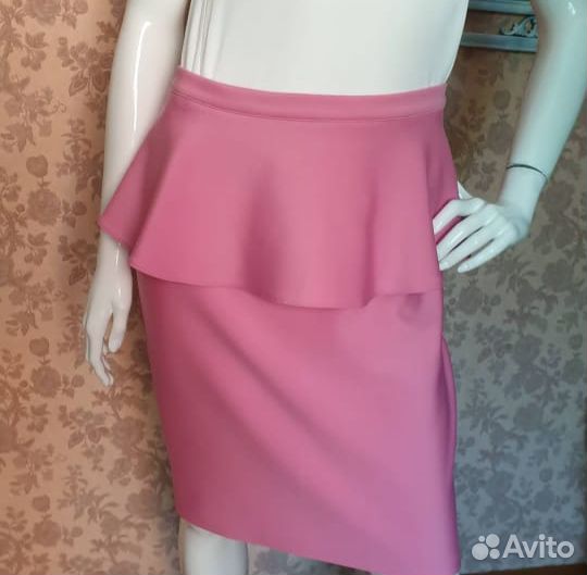 Юбка с баской. 46/50 размер