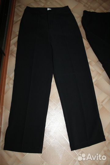 Школьные брюки черные, серые на девочку 5-8 класс