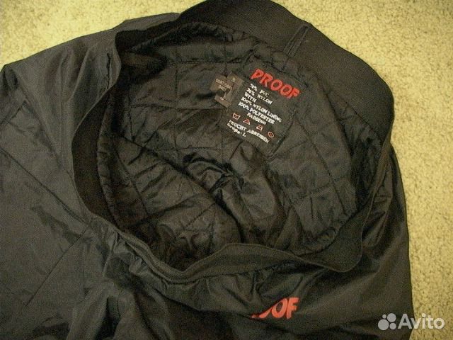 Мото-дождевик штаны proof утепленные размер L